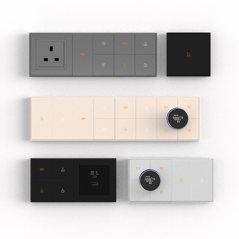 knx smart switch and thermostat